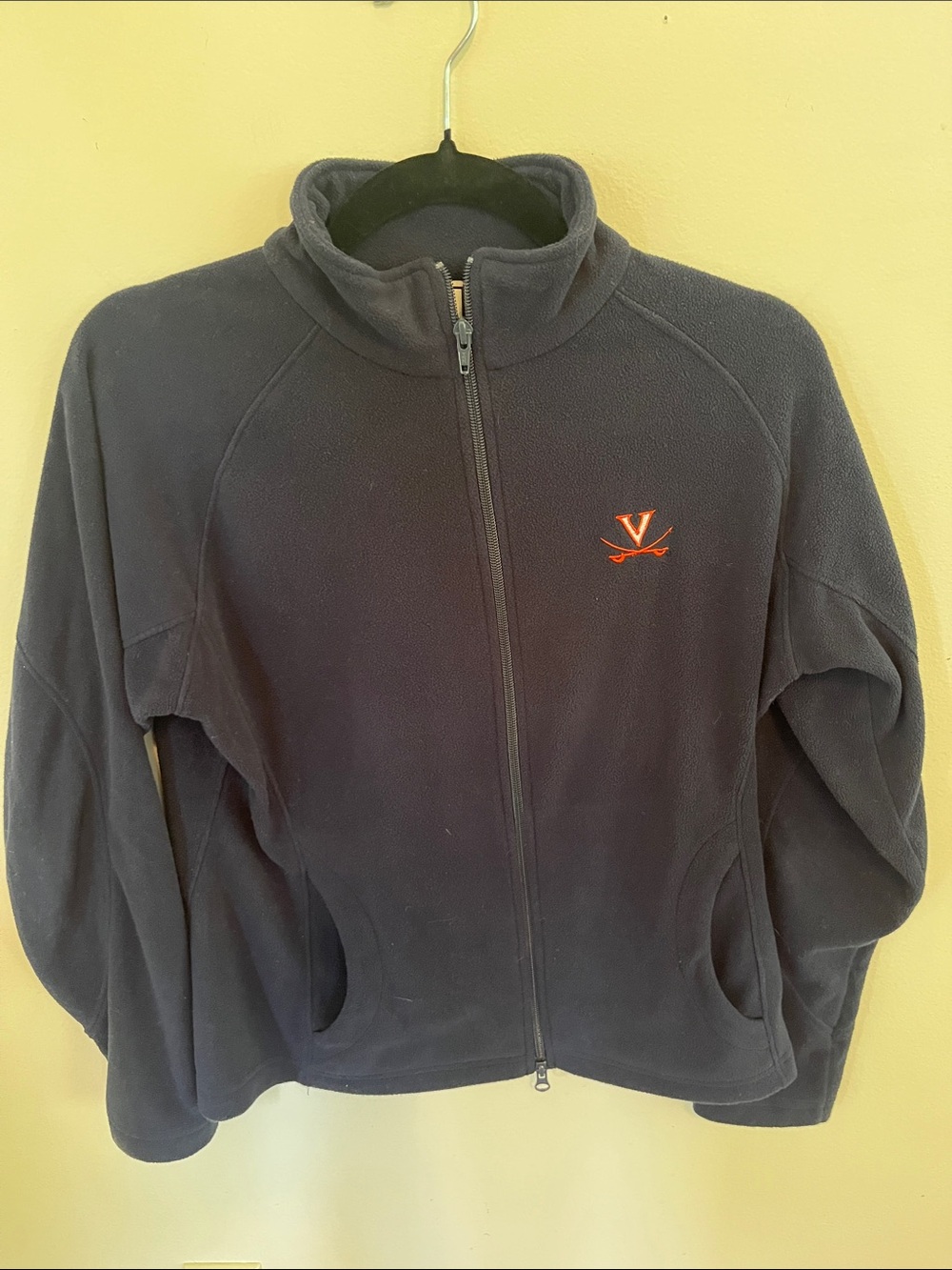 University of Virginia Navy Full-Zip Fleece Jacket
